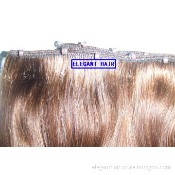 Premium Quality 100% Human Hair Real Remy Hair Extension Micro Ring Hair Extension Brown Color